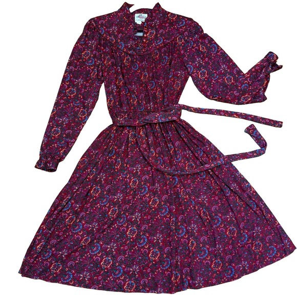 Lanz Originals Dresses & Skirts - Lanz Dress Small Floral Prairie Long Sleeve Boho Cottagecore Western Vintage 70s